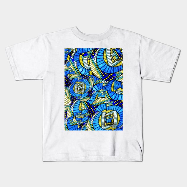 The Afterlife - Bright Blue Kids T-Shirt by SemDesigns